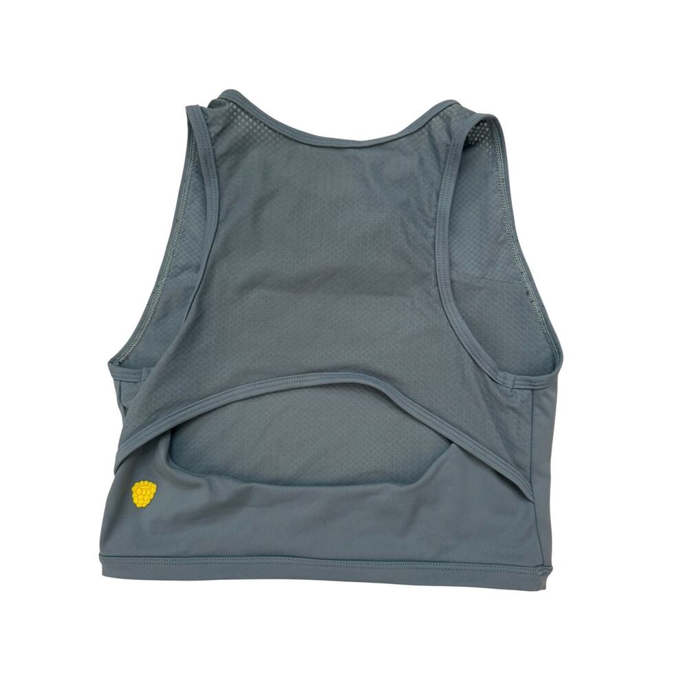 YELLOWBERRY Peekaboo Back Tank Top in Slate Blue Size Large Girls *READ*